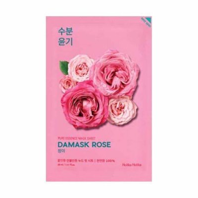 Купить holika holika (холика холика) тканевая маска для лица увлажняющая дамасская роза pure essence, 20мл в Арзамасе
