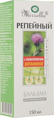 Купить мирролла репейное бальзам для укрепления волос комплекс витаминов 150 мл в Арзамасе
