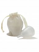 Купить онликап (onlycup) менструальная чаша серия лен размер s, белая в Арзамасе