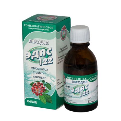 Купить эдас-122 пародол (пародонтоз), капли для приема внутрь гомеопатические, 25мл в Арзамасе