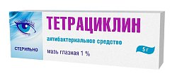 Купить тетрациклин, мазь глазная 1%, туба 5г в Арзамасе