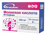 Купить фолиевая кислота югмедфарм, капсулы массой 300мг 30шт бад в Арзамасе