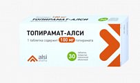 Купить топирамат, таблетки, покрытые пленочной оболочкой 100мг, 30 шт в Арзамасе