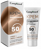 Купить compliment (комплимент) крем для лица и шеи ежедневная защита от солнца spf50, 50мл в Арзамасе