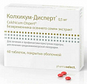 Купить колхикум-дисперт, таблетки покрытые оболочкой 0,5 мг, 60 шт в Арзамасе