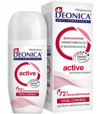 Купить deonica for women active (деоника) антиперспирант ролик, 50мл в Арзамасе