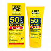 Купить librederm bronzeada sport (либридерм) гель солнцезащитный для лица и тела, 50мл spf50 в Арзамасе