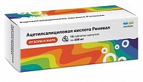 Купить ацетилсалициловая кислота реневал, таблетки шипучие 500мг, 10 шт в Арзамасе