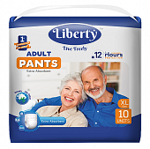 Купить liberty premium pants (либерти премиум пантс) подгузники-трусики для взрослых одноразовые xl 10шт в Арзамасе