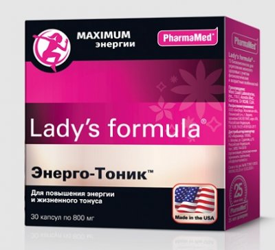 Купить lady's formula (леди-с формула) энерго-тоник, капсулы, 30 шт бад в Арзамасе