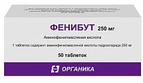Купить фенибут, таблетки 250мг, 50 шт в Арзамасе