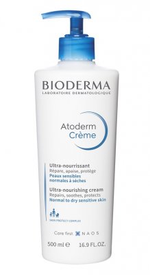 Купить bioderma atoderm (биодерма атодерм) крем для лица и тела с помпой 500мл в Арзамасе