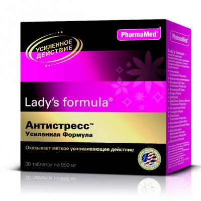 Купить lady's formula (леди-с формула) антистресс усиленная формула, таблетки 30шт бад в Арзамасе