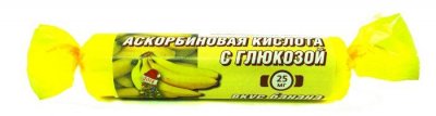 Купить аскорбиновая кислота с глюкозой гленвитол таблетки со вкусом банана 3г, 10 шт бад в Арзамасе