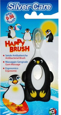 Купить silver care happy brush (сильвер кеа) зубная щетки 6-36 месяцев в Арзамасе