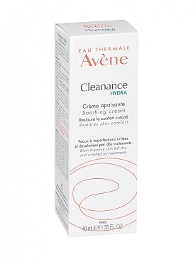 Авен Клинанс Гидра (Avenе Cleanance Hydra) крем для лица успокаивающий 40 мл