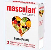 Купить masculan (маскулан) презервативы с ароматом тутти-фрутти tutti-frutti, 3 шт в Арзамасе