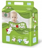 YokoSun Eco (ЙокоСан) подгузники детские размер S (3-6кг) 70шт
