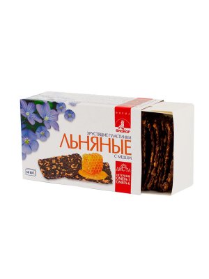 Купить льняные хрустящие пластинки биокор с медом 3,5г 30 шт бад в Арзамасе