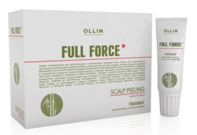Купить ollin prof full force (оллин) пилинг для кожи головы бамбук, тюбик 15мл, 10 шт в Арзамасе