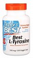 Купить doctor's best (доктор бэст), l-тирозин капсулы массой 620мг, 120 шт бад в Арзамасе
