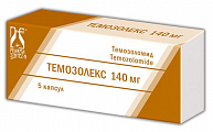 Купить темозолекс, капсулы 140мг 5шт в Арзамасе