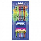 Купить oral-b (орал-би) зубная щетка color collection мануальная средней жесткости 4 шт в Арзамасе