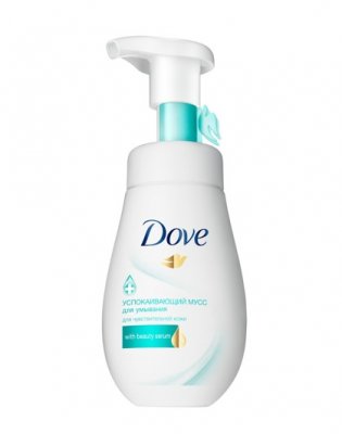 Купить dove (дав) мусс для умывания для чувствительной кожи успокаивающий, 160мл в Арзамасе