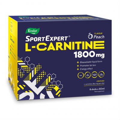 Купить sportexpert (спорт эксперт) l-карнитин 1800мг, раствор для приема внутрь флакон 50 мл, 8 шт в Арзамасе