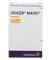 Купить лосек мапс, таблетки, покрытые пленочной оболочкой 20мг, 14 шт в Арзамасе