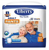 Купить liberty premium pants (либерти премиум пантс) подгузники-трусики для взрослых одноразовые м 10шт в Арзамасе