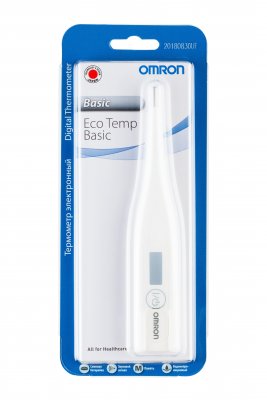 Купить термометр электронный медицинский omron (омрон) eco temp basic (мс-246-ru) в Арзамасе