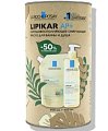 Купить la roche-posay lipikar ap+ (ля рош позе) липидовосполняющее смягчающее масло для ванны и душа 400 мл+сменный блок 400 мл/набор в Арзамасе