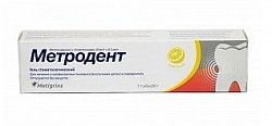 Купить метродент, гель стоматологический, лимон 10мг/г+0,5мг/г, туба 20г в Арзамасе
