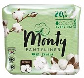 Купить monty (монти) прокладки ежедневный без ароматизаторов,20 шт в Арзамасе