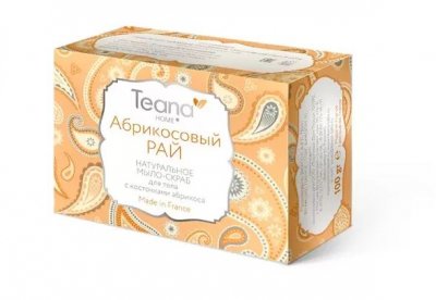 Купить тиана (teana) мыло-скраб для лица и тела с косточками абрикоса, 100г в Арзамасе