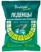 Купить радоград леденцы на основе сибирских трав с витаминами со вкусом мята-эвкалипт, леденцы массой 3,2 г 15 шт. бад в Арзамасе