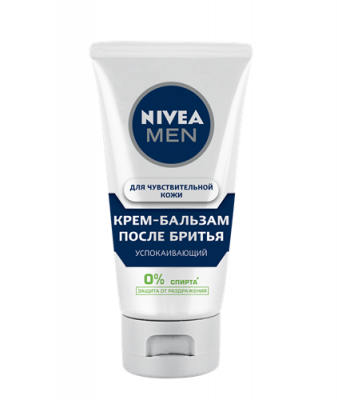 Купить nivea (нивея) для мужчин крем-бальзам против бритья для чувствительной кожи, 75мл в Арзамасе