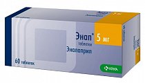 Купить энап, таблетки 5мг, 60 шт в Арзамасе