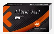 Купить пин ап, таблетки, покрытые пленочной оболочкойо 5мг, 28шт в Арзамасе
