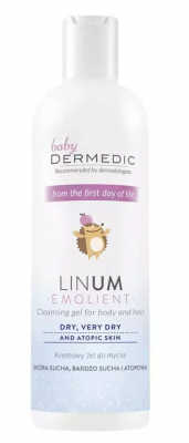 Купить dermedic linum emollient baby (дермедик) крем-гель очищающий для детей с рождения 200 мл в Арзамасе