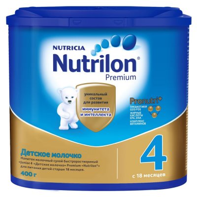 Купить nutrilon junior premium 4 (нутрилон) сухая смесь детская с 18 месяцев, 400г в Арзамасе