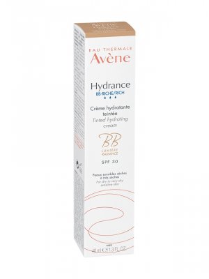 Купить авен гидранс (avenе hydrance) bb-риш крем для лица увлажняющий тонирующий эффект, 40мл spf30 в Арзамасе