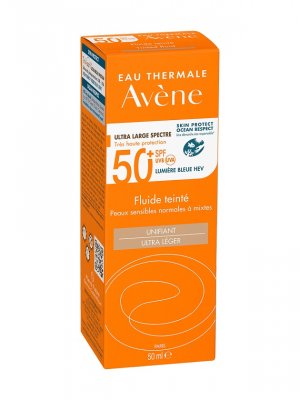 Купить авен (avenе suncare) флюид солнцезащитный с тонирующим эффектом 50 мл spf50+ в Арзамасе