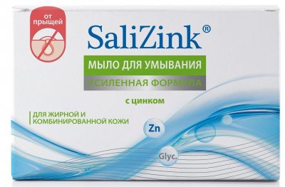 Купить салицинк (salizink) мыло для умывания для жирной и комбинированной кожи с цинком, 100г в Арзамасе