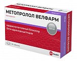 Купить метопролол-велфарм, таблетки 100мг, 60 шт в Арзамасе