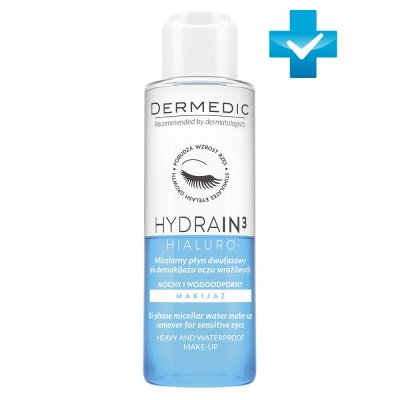 Купить dermedic hydrain3 (дермедик) мицеллярная вода для снятия макияжа с чувствительных глаз 112мл в Арзамасе