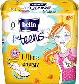 Купить bella (белла) прокладки for teens ultra energy супертонкие део 10 шт в Арзамасе