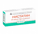 Купить нистатин, таблетки, покрытые пленочной оболочкой 500000ед, 20 шт в Арзамасе
