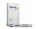 Купить велгия эко, раствор для подкожного введения 0,5 мг/доза 0,5мл шприц в автоинжекторе 4шт в Арзамасе
